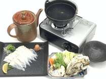 【夕食アップグレード】瀬戸内海鮮鍋※白味噌風味の出汁に広島産の牡蠣と当日瀬戸内海で獲れた海産物は絶品