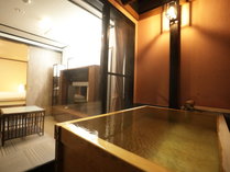 【檜の露天風呂付】４４平米　仕切れる寝室＆リビング