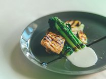 美味鶏と掛川野菜のグリルバーニャカウダーソース