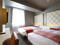 【Twin Bed Room】19平米／120cm幅×2台／ナノイー完備