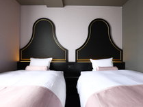 【Twin　Bed　Room】19平米／120cm幅×2台／ナノイー完備
