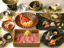【ご夕食／スタンダード】松浦・福島で獲れた食材にこだわったお料理の数々をご堪能ください