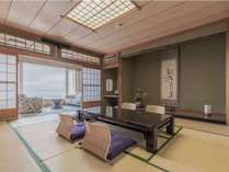 ※【本館】特別室「八千代」　昭和天皇がお泊りになられた大部屋を再現した、格式高い重厚な造りのお部屋