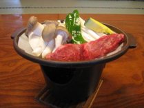 【野菜と牛かルビの陶板.】新鮮な野菜と高級な牛カルビの組み合わせ、お口に会うと思います、