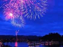 三隈川と観光祭の花火大会