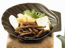 刈和野名物｢大綱薇貝焼｣、大綱では定食でお召し上がりすることが出来ます