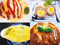 *日替わり定食メイン料理一例：HPブログにて日替わり定食メニュー掲載中！洋食の日もあります
