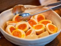 朝食イメージ：味宝卵の煮卵