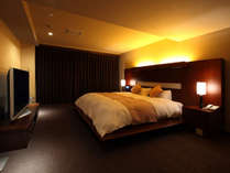 【香扇閣】キングサイズベッドなど快眠をコンセプトに構成された洋室タイプのお部屋です。※一例