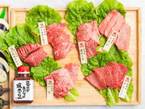 ・【特選BBQセット】宮崎牛を贅沢に食べ比べ！カルビ・ロースだけでなくミスジやクリまで食べられます♪