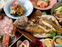 *夕食一例/日本海の地魚など旬彩豊かな自慢の食材を使用
