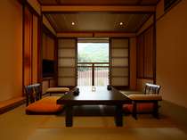 須雲川沿いの客室(一例）