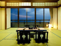 【本館和室】日本海一望！ゆったり落ち着いた和室（一例）