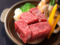 選べる仙台牛料理。（ステーキ例）