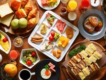 ＜朝食＞地元食材を使用した高原リゾートを感じるご朝食メニューをご準備しております。