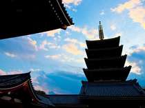 浅草寺まで徒歩10分、東京観光をお楽しみください。