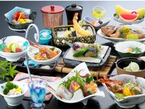 ■久須姫の膳一例※松阪牛、伊勢海老、旬の地魚の3種類の中から2品お選びいただけます。◆