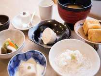 川島豆腐の豆腐づくし朝食