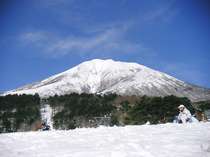 冬の磐梯山 写真