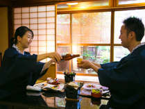 特別なお料理と日本酒で一杯。日頃の疲れを存分に癒してください♪