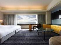 モデレートダブル（36平米/ベッド幅220cm×1台）※眺望および仕様は、客室によって異なります。