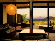 【客室】山の音（やまのね）☆富士山と海の絶景を望む露天風呂付スイート