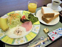 【洋朝食】朝は軽めで、という方にオススメの洋朝食。