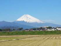 当館近くから見える富士山