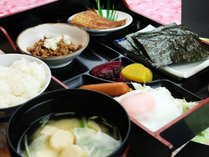 #朝はしっかり！茨城産のコシヒカリの和定食