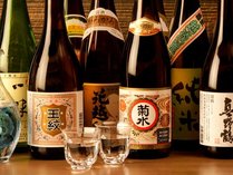 新潟といえばお酒。各酒蔵の自慢の味をお楽しみください。