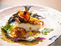 フレンチ懐石　魚料理イメージ