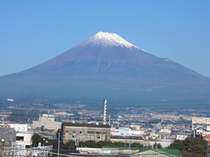 宿から見た富士山