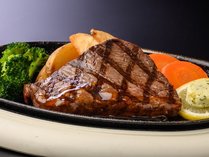 【夕食】松阪牛赤身ステーキ◆食べ応えのある肉質を堪能しながらさっぱりと。イメージ