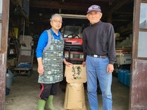 【農家自慢のお米】主役のお米は地元農家山本さんのコシヒカリ★源泉釜炊き御飯でご提供致します。