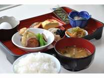 大女将特製お味噌汁と京丹後産コシヒカリが美味しい和朝食弁当
