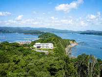 五ヶ所湾をのぞむ高台にあり、海への眺望が非常に奇麗♪海を眺めてゆっくりしたい方にお薦めです。