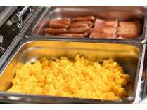 朝食メニュー　卵料理・ベーコン・ウィンナー営業時間：AM6時～9時（LO8：30）