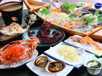 海鮮デラックスコース◆岬の定番海鮮料理！三河湾と伊勢湾の潮流が交じり合い、多くの魚介類が楽しめます。