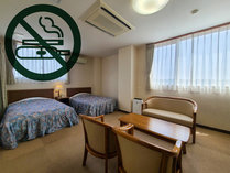 #スーペリアツイン【禁煙】　こちらのお部屋はペットと一緒にご宿泊いただけます。