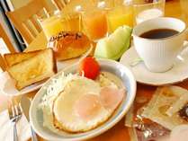 【朝食】時間が無い方にもオススメの洋朝食♪飲み過ぎた翌日でも軽く食べられます＊