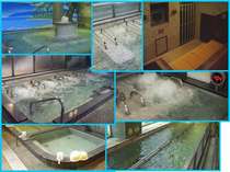 【キスケの湯】(3)露天風呂、サウナを含む16種類のお風呂が楽しめます