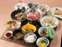 季節を感じる山の幸に加え日本海の旬な海鮮物をご用意♪【アップグレード/2食】