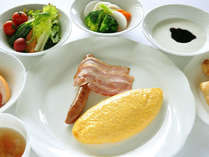 【ご朝食】那須御養卵など健康的で新鮮な食材をふんだんにお召し上がりいただけます。