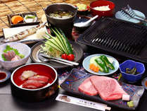 #【前沢牛リブロースステーキコース】最高級200ｇの贅沢を鉄板で好みの焼き加減に！