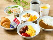 【朝食】無料朝食サービス（洋メニュー例）