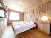 ・＜仰鳥帽子山棟＞＜ツイン＞木材の魅力を詰め込んだお部屋です