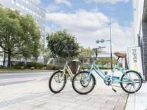 無料レンタル自転車！市内観光や仕事先に行くのに便利です。