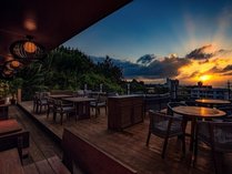 沖縄炭火料理店「うむさんの庭」バルコニー