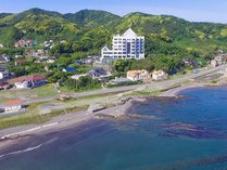 館山湾より見たホテル外観 写真