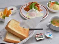 ◆朝食／洋食：厚切りトーストがおススメです(^▽^)/